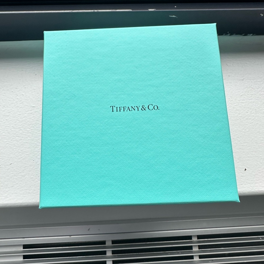 Tiffany box and bag.
